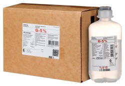 Глюкоза р-р д/инф. 5% 250 мл 10 шт.