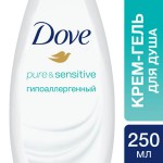 Крем-гель для душа, Dove (Дав) 250 мл гипоаллергенный для чувствительной кожи