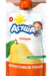 Пюре, Агуша 90 г груша с 4 мес дой-пак