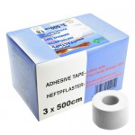 Лейкопластырь гипоалергенный, SFM Hospital (Сфм хоспитал) р. 3смx500см 1 шт на тканевой основе пласт. упаковка