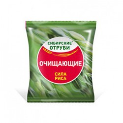 Отруби 180 г сибирские сила риса очищающие