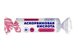 Аскорбиновая кислота Солнышко BioForte 10 шт. табл. 23 мг / 3 г