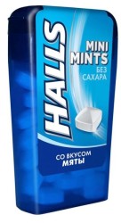 Леденцы Halls Мини минтс со вкусом мяты 12.5 г