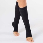 Гольфы компрессионные, Тривес р. IV арт. ТК.910 с открытым носком 2 класс компрессии черные