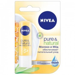 Бальзам для губ, Nivea (Нивея) 4.8 г арт. 85136 лип кэйр молоко и мед