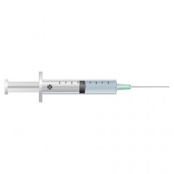 Шприц одноразовый трехкомпонентный с иглой 1 шт. 5 мл