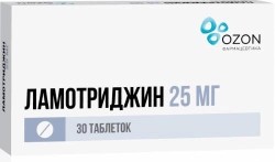 Ламотриджин табл. 25 мг 30 шт.