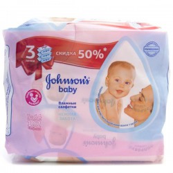 Салфетки детские, Johnson's Baby (Джонсонс Беби) №192 нежная забота