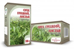 Орех грецкий листья сырье 50 г