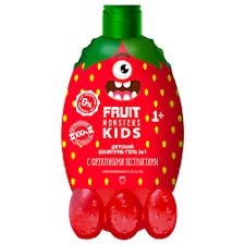 Шампунь-гель детский Megamonsters Фрутомонстры 2 в 1 лесные ягоды с 1 года 400 мл