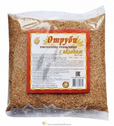 Отруби 200 г пшеничные Яблоко
