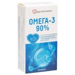 Омега-3 90% Сердце континента 30 шт. капс. 1300 мг